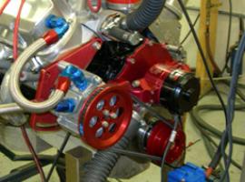 vacuum pump block ford sbc alternator bbc kit plate mounting side installations sample pro install passenger bbf